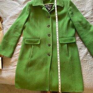 Calvin Klein Wool blend jelly green  winter coat. Size 18.